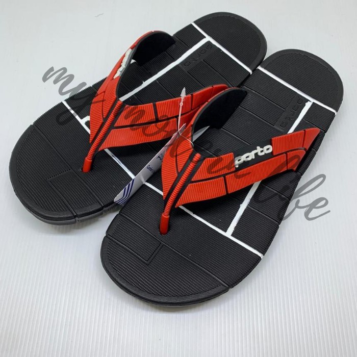 Sandal Jepit Porto 1034M Pria Wanita Sandal Karet Anti Air Model