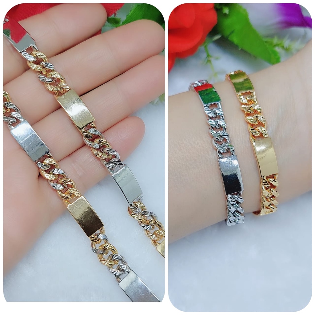 Xuping gelang rantai lapis emas perhiasan fashion GL004