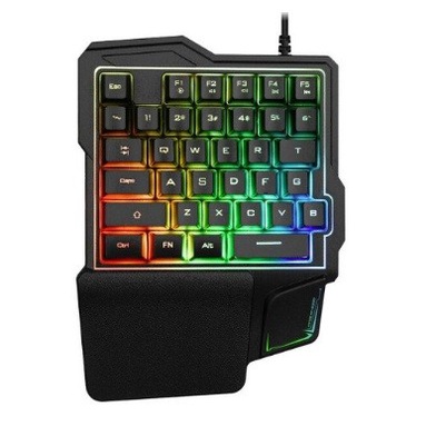 Trend-Single Hand Gaming Keyboard RGB 38 Keys - K108