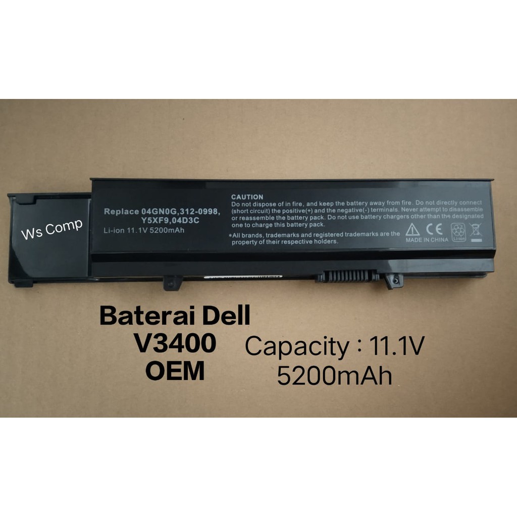 BATERAI DELL VOSTRO 3400 OEM