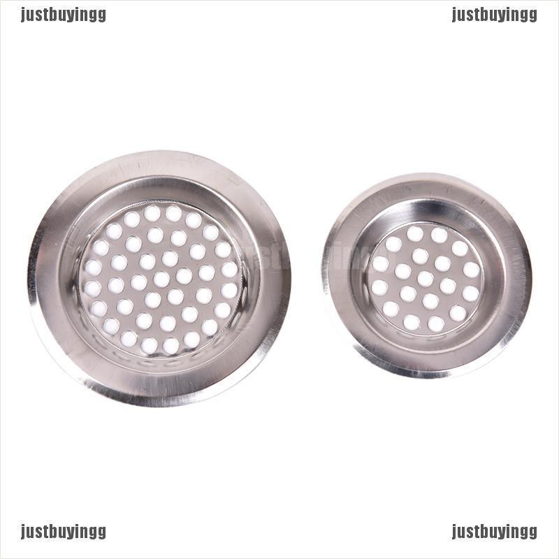 JB✪ Stainless Steel Kitchen Water Sink Strainer Cover Floor Bath Catcher Drain Plug