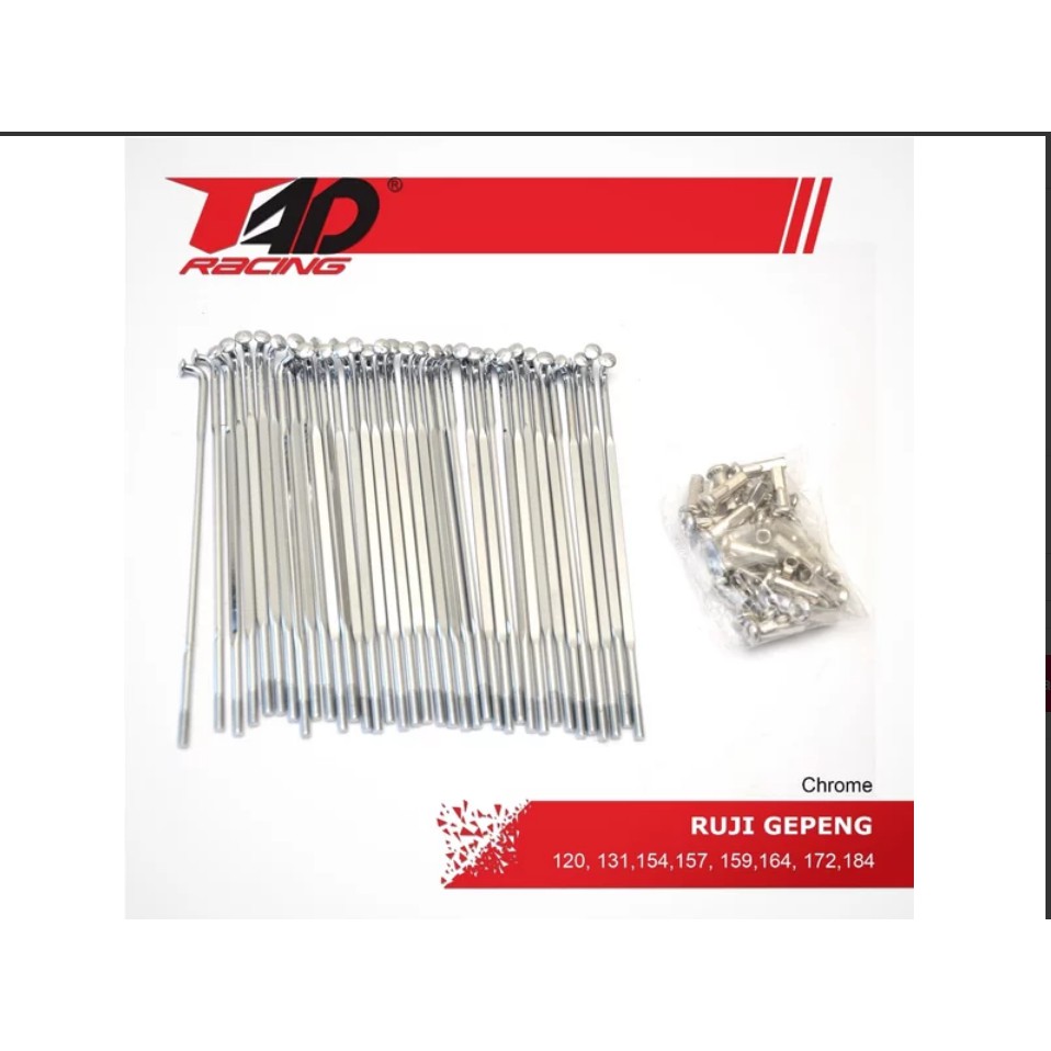 RUJI TAD GEPENG CROME