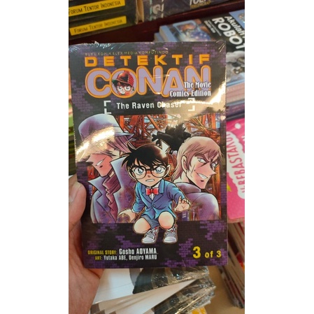buku komik detektif Conan the movie the raven chaser vol 3