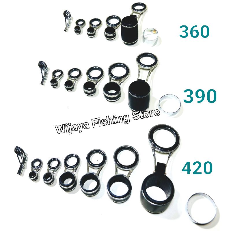 Set Cincin atau Ring Joran Versus Antena Surf Rod 360 390 420