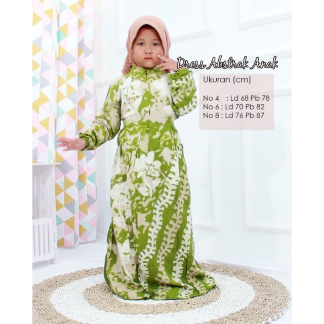 gamis twill anak murah