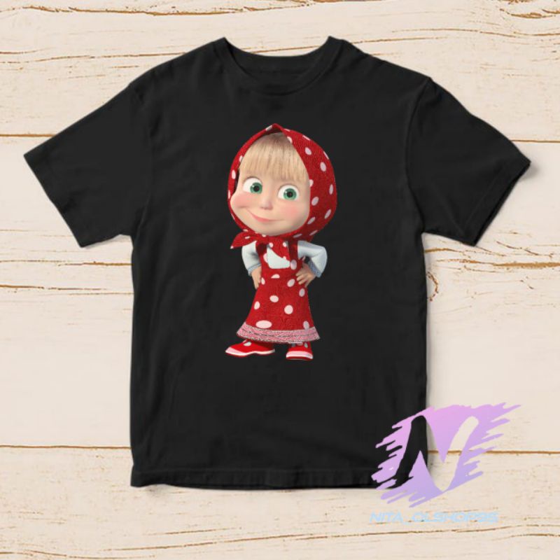 kaos anak marsa kaos anak Masha series