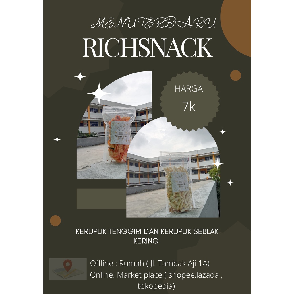 

kerupuk tenggiri dan kerupuk seblak kering