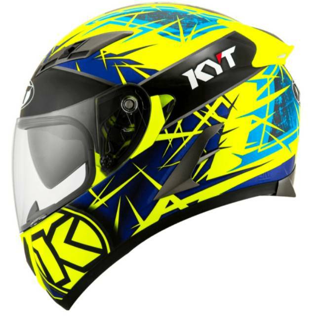 Helm KYT Falcon 2 Original Spike Yellow