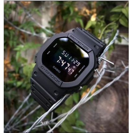 Jam Tangan Pria Casio G-Shock Sporty DW 5600 Black FREE BOX &amp; BATERAI