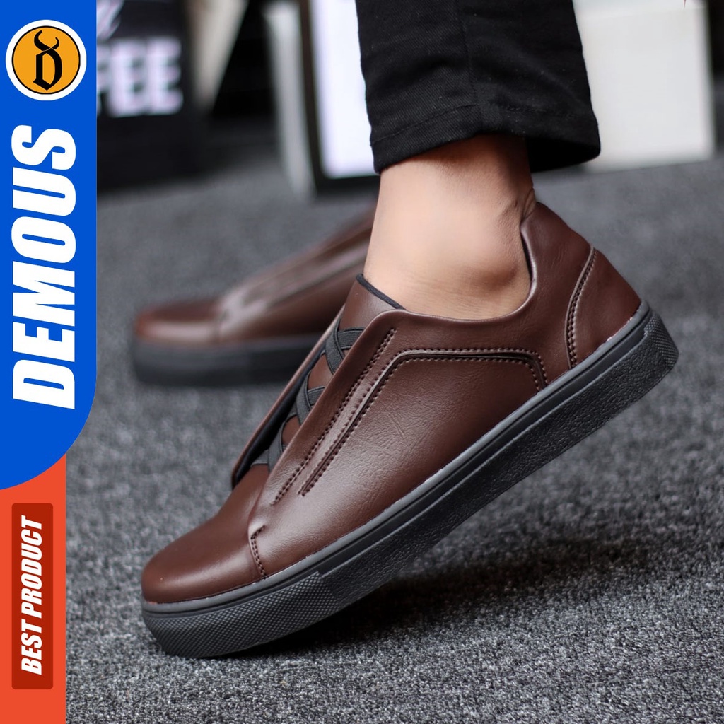 DEMOUS Rudeus - Sepatu Sneakers Pria Casual Terbaru