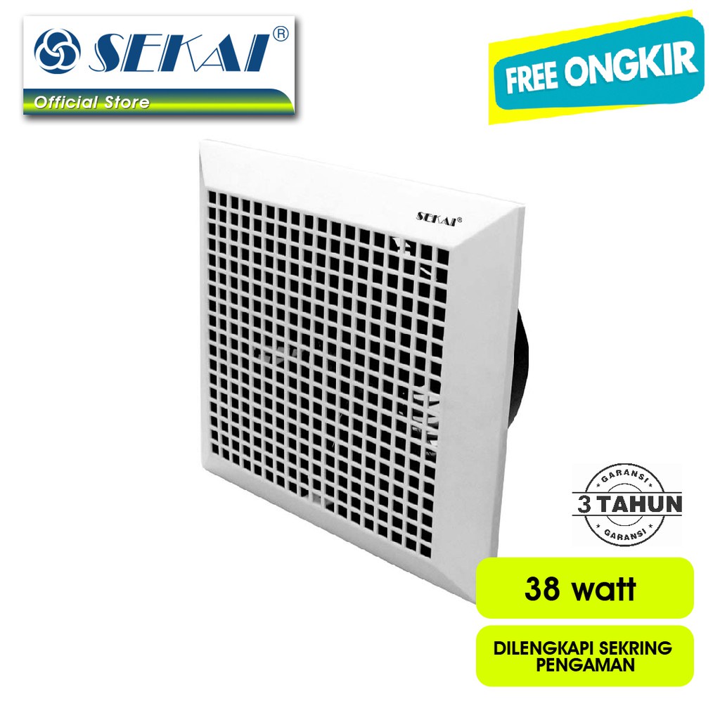 Sekai Kipas Angin Exhaust CEF 1295 Exhaust Fan Plafon 12 Inch