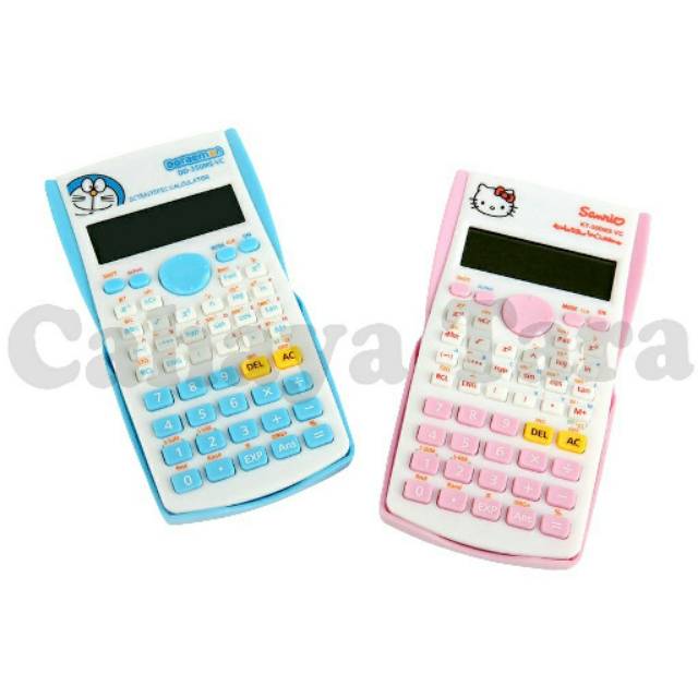 KALKULATOR SCIENTIFIC HELLO KITTY DAN DORAEMON Unik dan Lucu Calculator (1 kg bisa memuat 8 pcs )