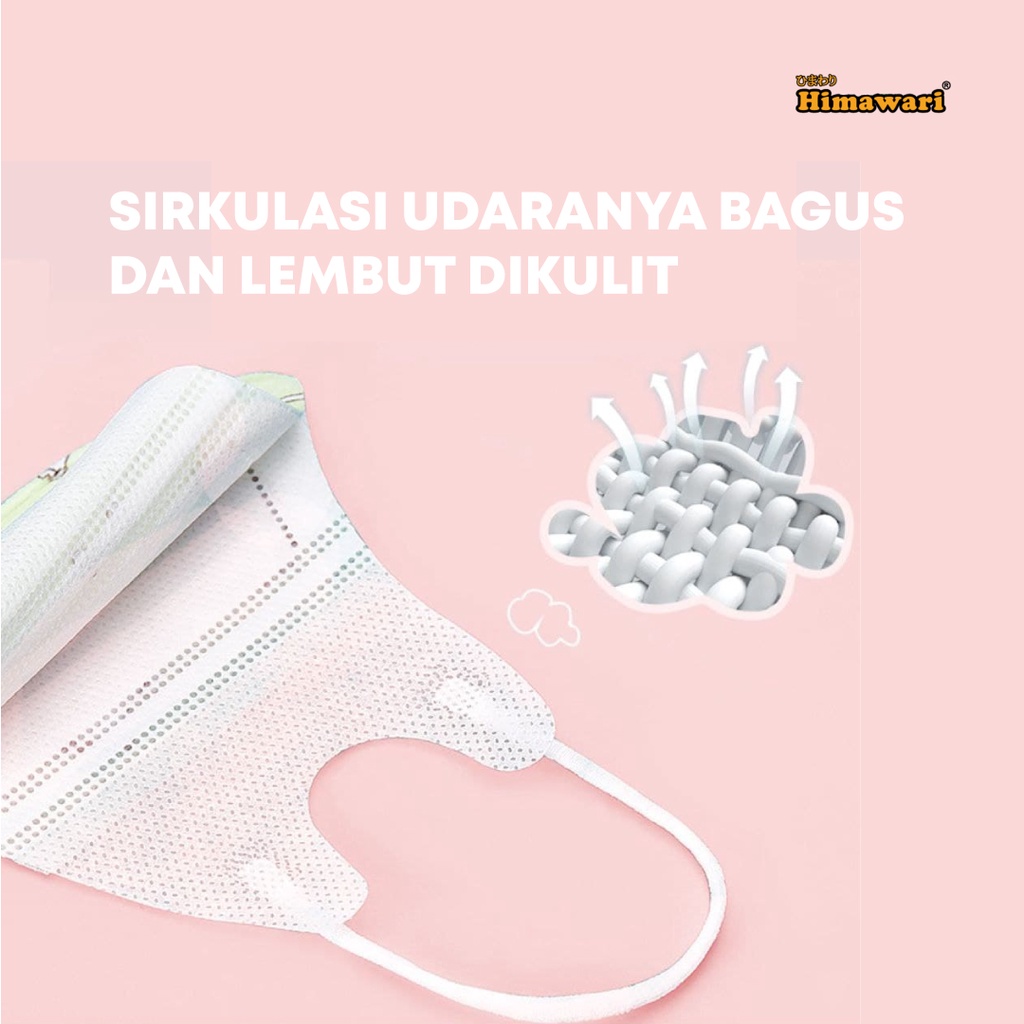 Himawari - Masker Anak Bayi Duckbill 0 - 1 Tahun Premium ( Harga Satuan )