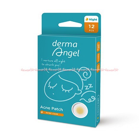 Derma Angel Acne Night Patch Terdiri dari 12 Patch untuk Malam dan Dapat Menyamarkan Jerawat