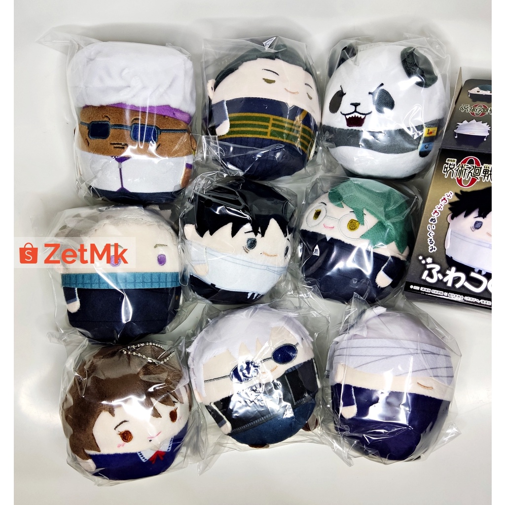 Jujutsu Kaisen 0 Fuwa Kororin Yuuta Toge Geto Panda Maki Rika Miguel Fuwakororin Plushie Boneka