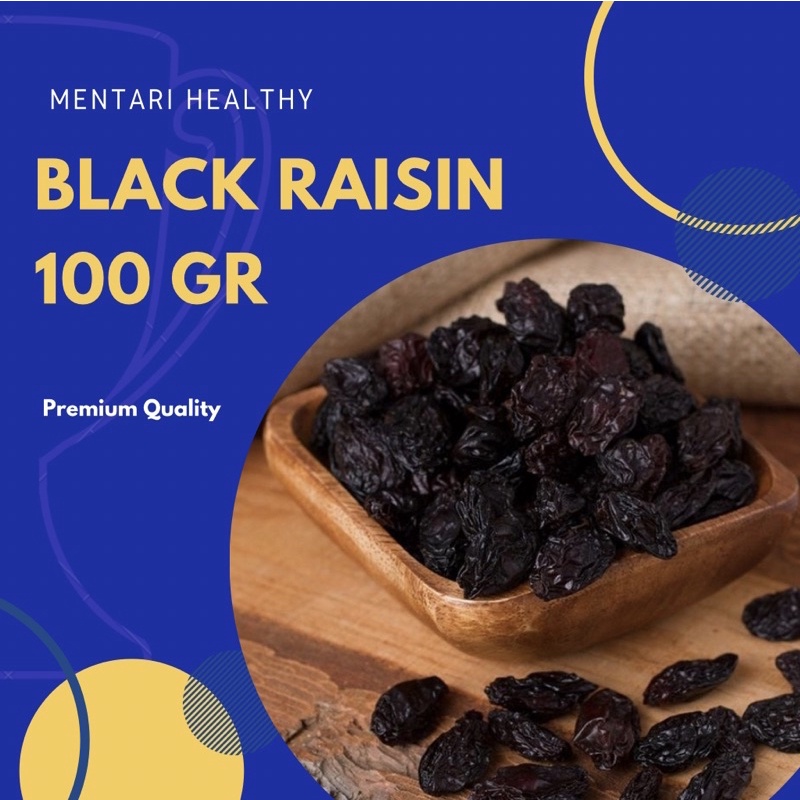Premiun Seedless Black Raisin 100gr