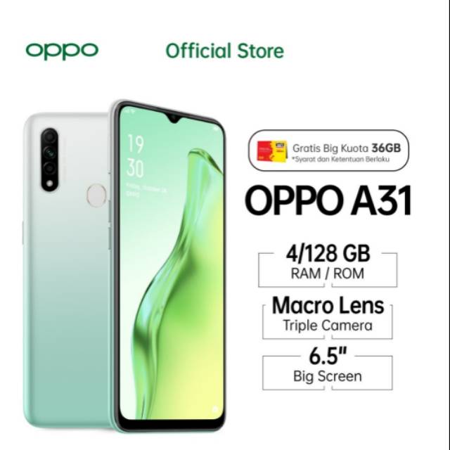 HP OPPO A31 RAM 4GB/128GB TERMURAH BERGARANSI RESMI