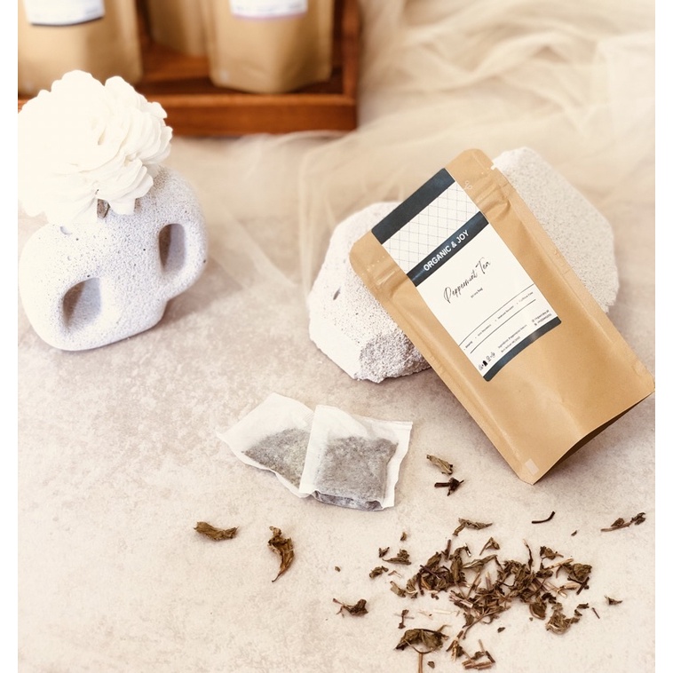 

10 tea bag•Teh Mint | Peppermint Tea |Siap seduh (Anti masuk angin,obat mual,obat flu,energizing,refreshing)