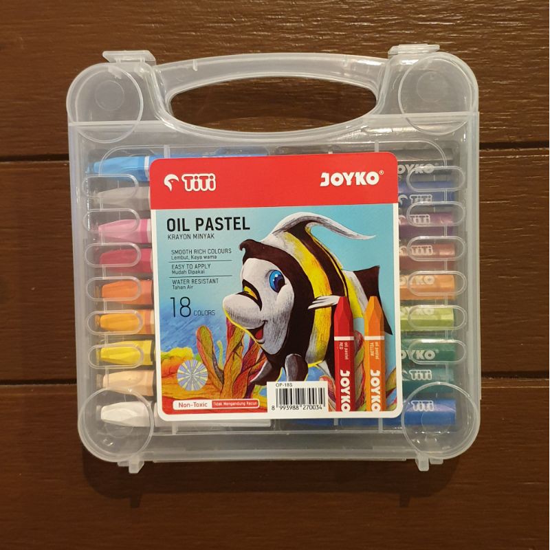 

Oil pastel Crayon joyko titi 18 warna