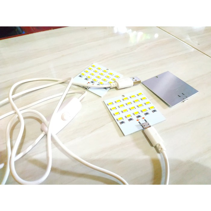 Mini Micro USB 20 Point LED Card Emergency Portable Light Lamp