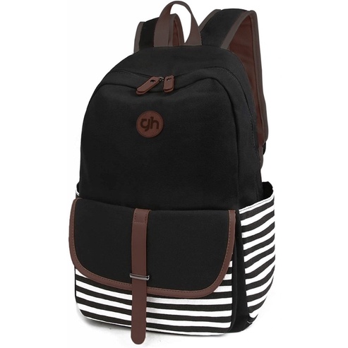 Tas Ransel Sekolah Kanvas Murah Original GH Kekinian Backpack Wanita Korea Style Terbaru Kuliah Sekolah Ransel Backpack Fashion Wanita Tas Ransel Wanita