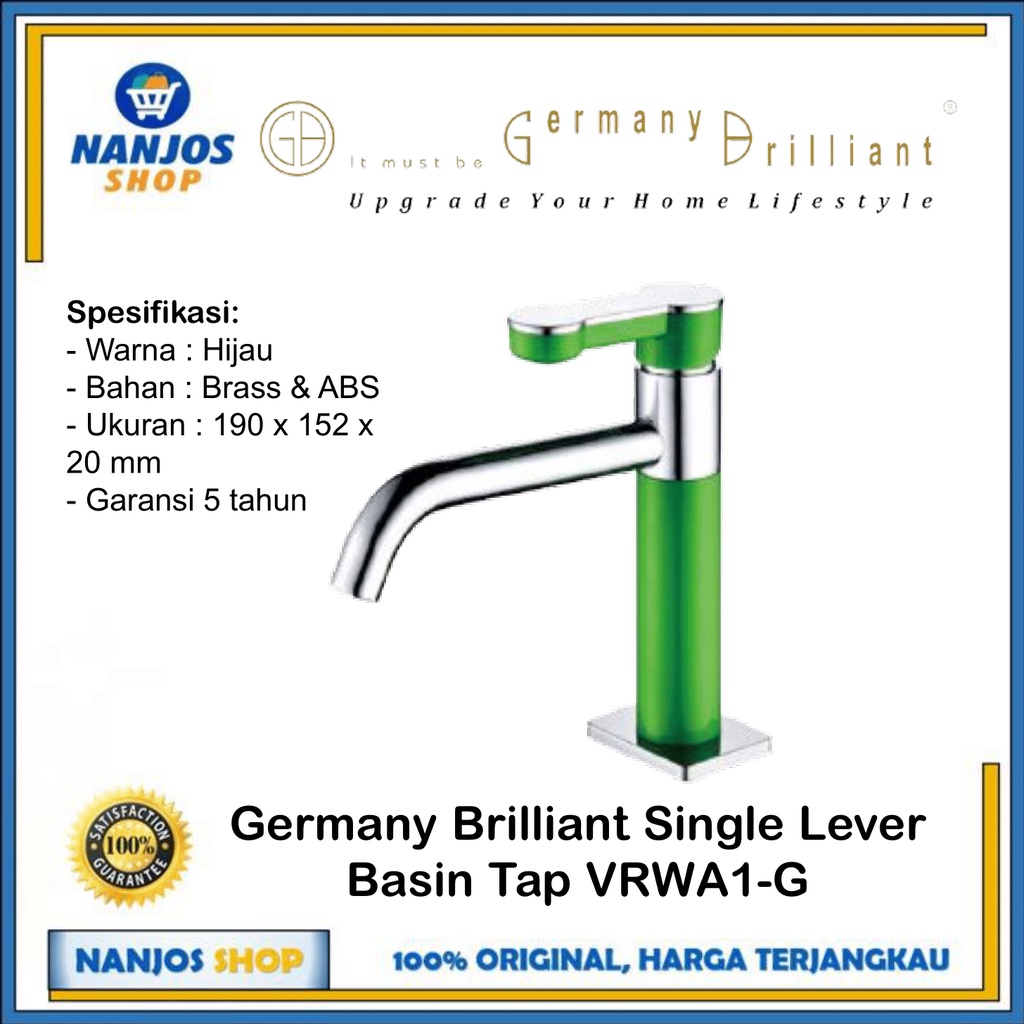 Germany Brilliant Keran / Kran Washtafel / Wastafel Basin Tap Vrwa1 G