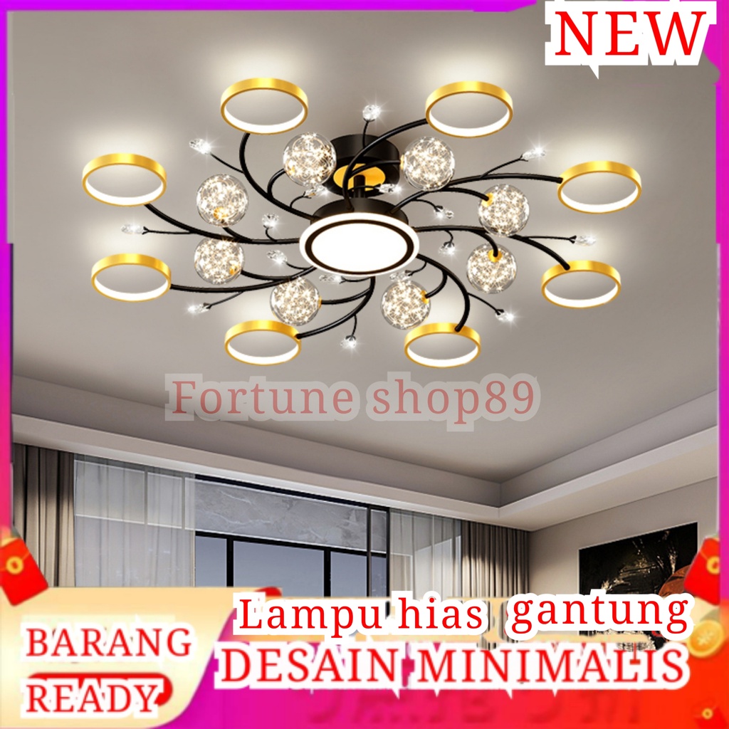 Jual Lampu Gantung Hias Minimalis Modern Desain Elegan Ruang Tamu Ruang