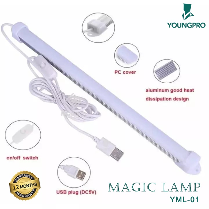 LAMPU STICK DARURAT LAMPU LED 26 CM 37 CM 52 CM - YOUNGPRO MAGIC LAMP