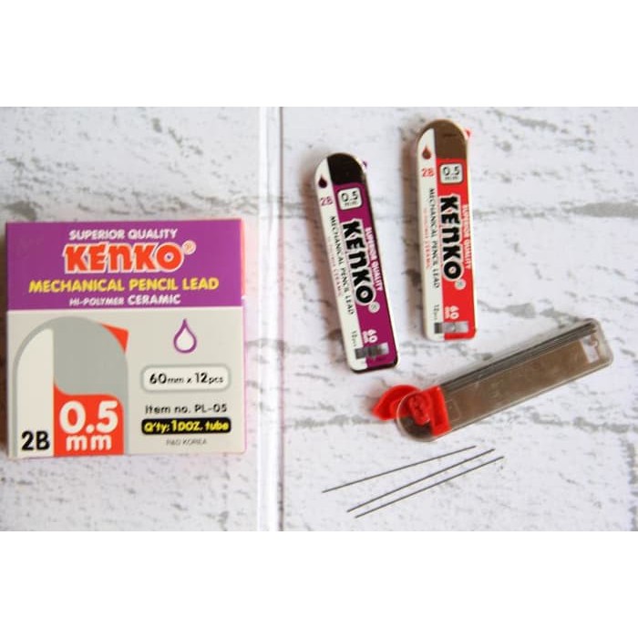 

TERBARU GROSIR!!! KENKO PL-05 Isi Pensil Mekanik 2B 0.5 MECHANICAL PENCIL LEAD