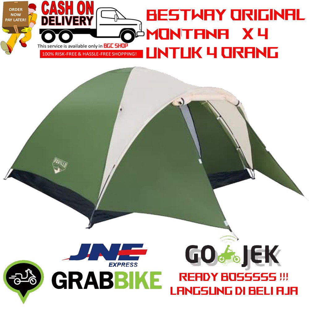 Tenda Camping  Kapasitas 2 - 5 Orang Kemping Gunung Camping Tent Anak Dan Dewasa