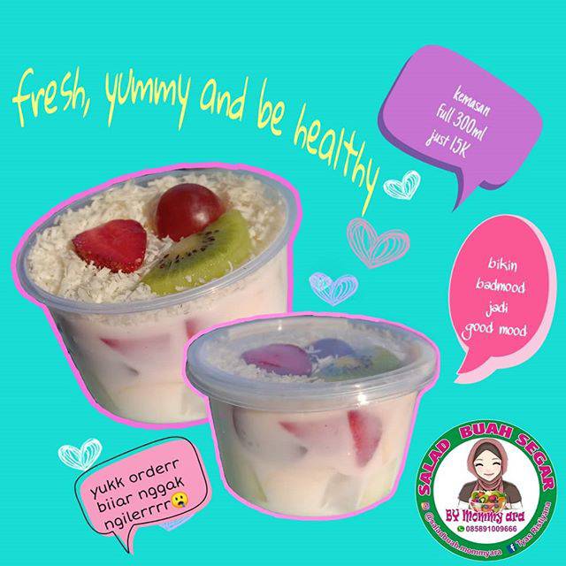 

Salad buah 300ml / salad buah bekasi / enak segerr