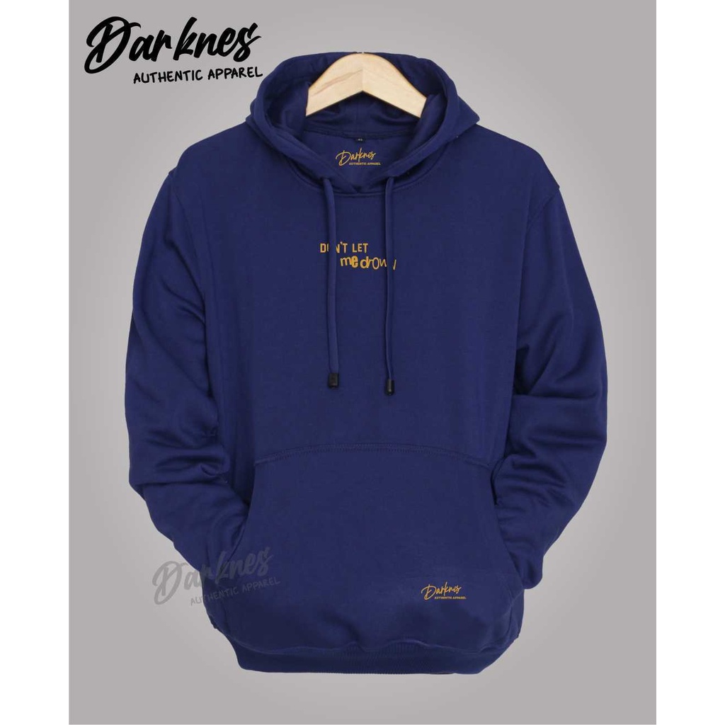 Jaket Hoodie Pria Cod Aesthetic List DOWN LET ME DOWN Warna Navy Original Darkness Brand Distro Kota Bandung Terbaru Terpopuler Dan Terlaris Oversize Unisex seven_sevenstore