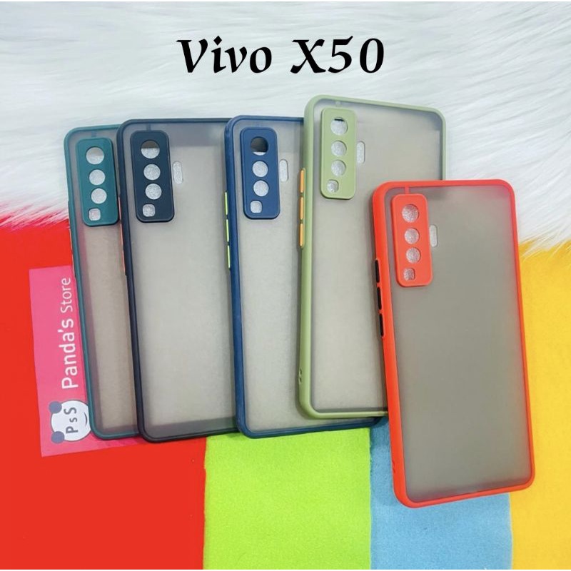 Case Vivo X50 My choice Polos + Ring Kamera / Pelindung Kamera (PsS)