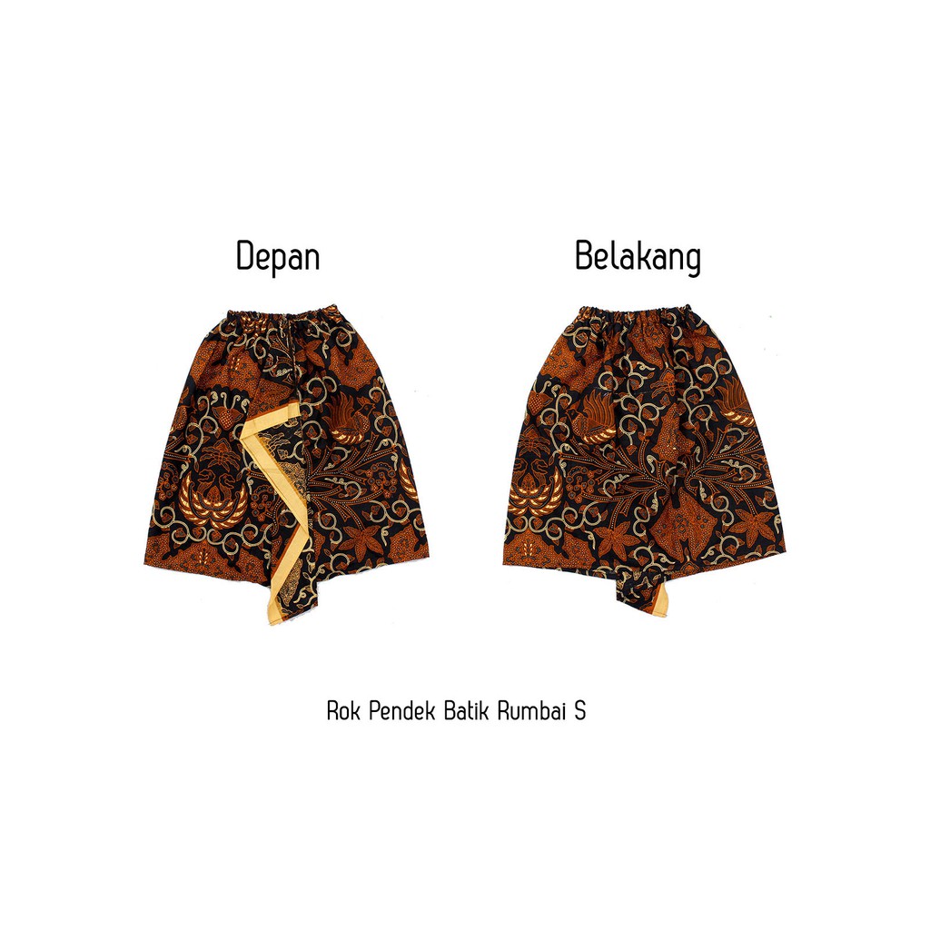 Rok Batik Pendek Rok Pendek Batik Rumbai S