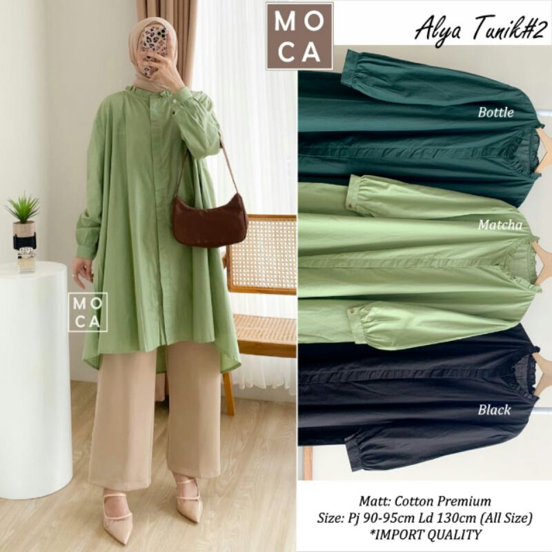 ATASAN WANITA JUMBO ALYA TUNIK LD 130 #2 BY MOCA