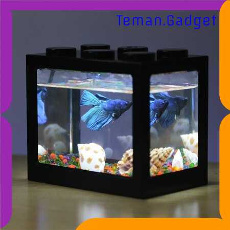 TG-DH TOPINCN Aquarium Mini Lego Block with Colorful LED - TOP5