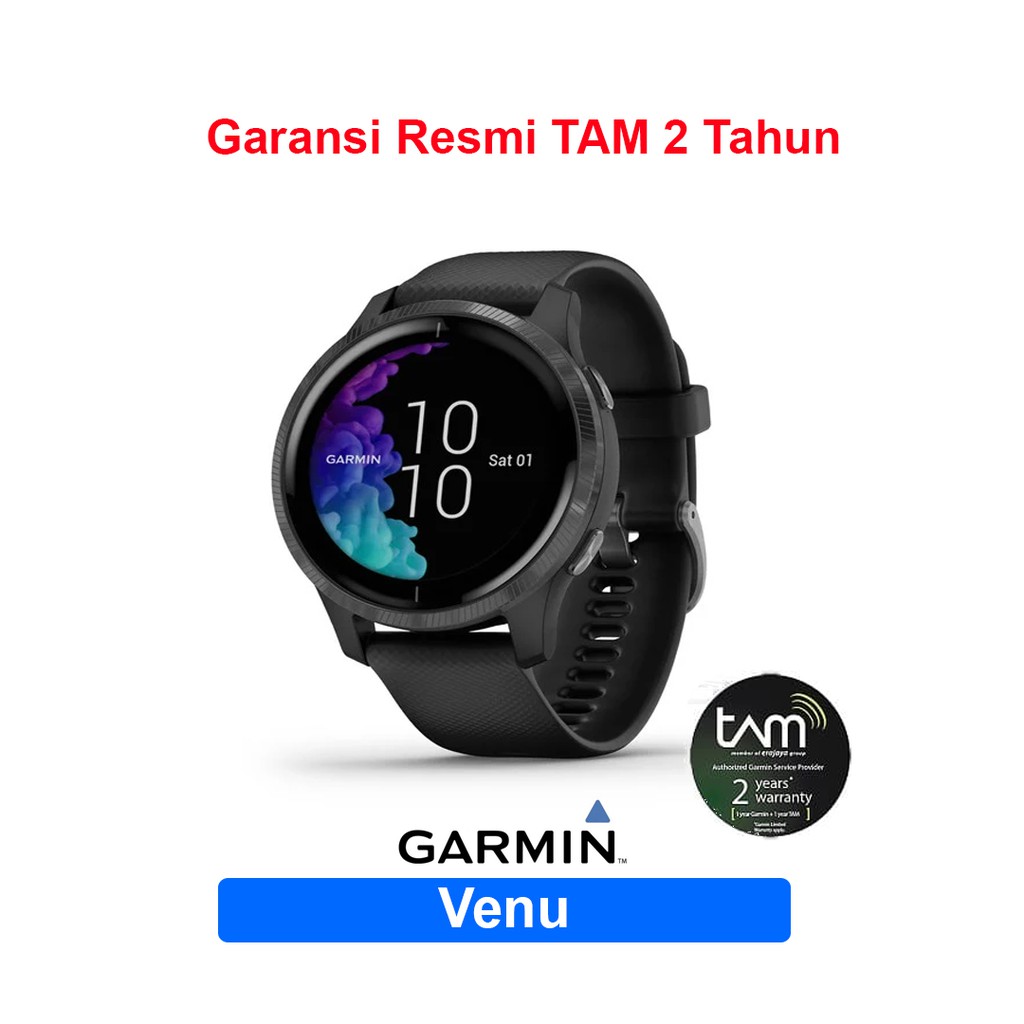 GARMIN Venu Smart Watch Resmi TAM Original