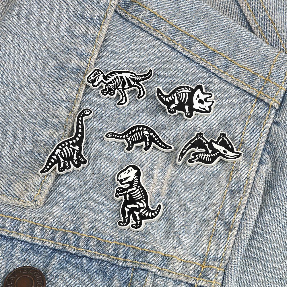 Lily Bros Hewan Dinosaurus Lapel Badge