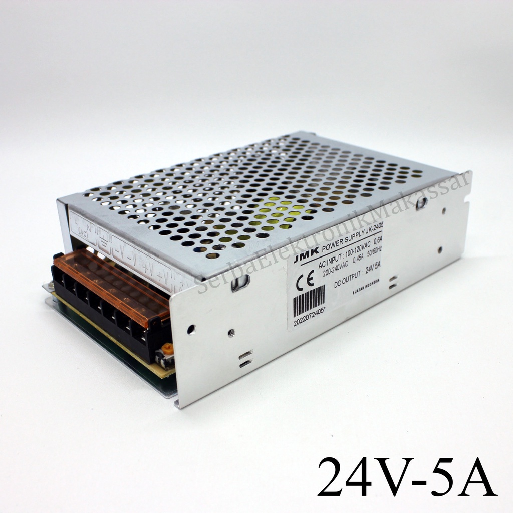 Power Supply Switching 24 Volt - 5 Ampere Kaleng 24V 5A