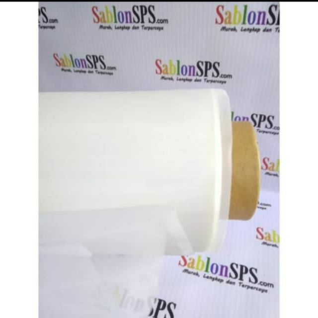 KAIN SCREEN SABLON T165 PUTIH L : 165 CM P : 50CM