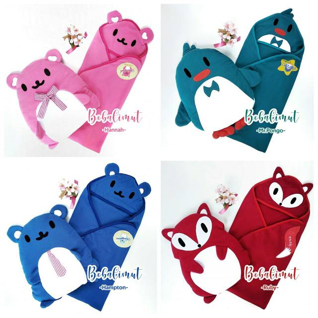 Bobalimut Boneka Bantal Selimut CuddleMe Kado Bayi Boneka Anak