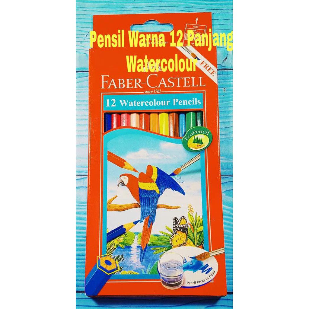 

Sale!! Pensil Warna Faber Castell 12 Panjang Watercolour Terbaru