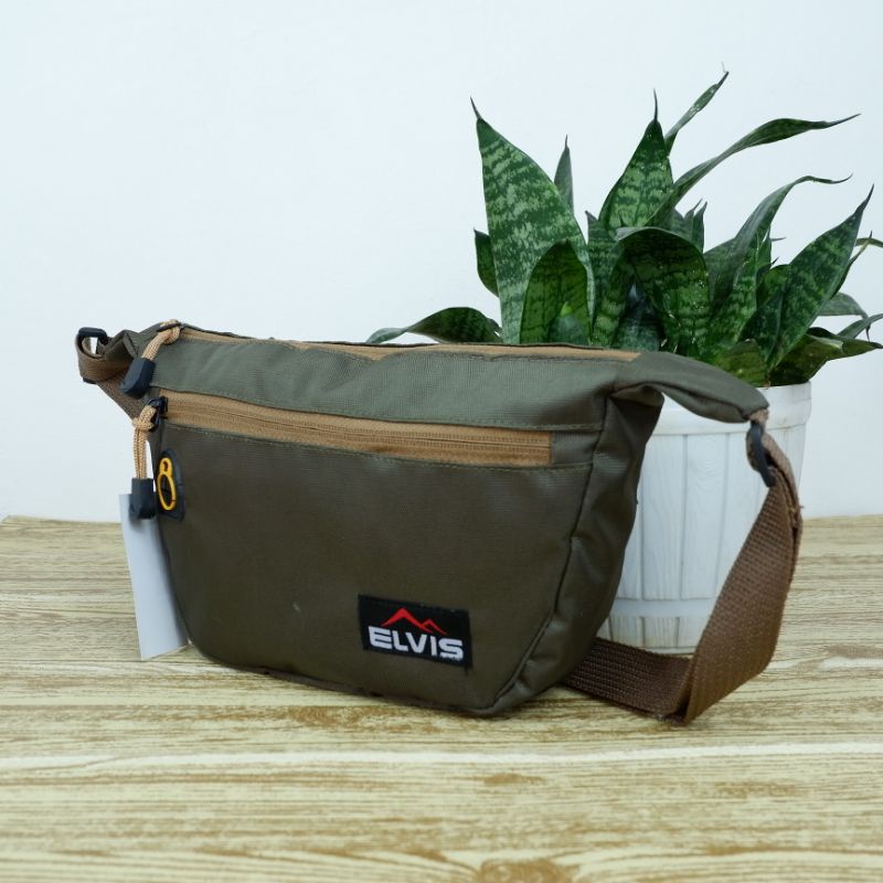 Tas selempang elvis pria dan wanita/slingbag  elvis/tas sekolah ORI ELVIS - Yabie