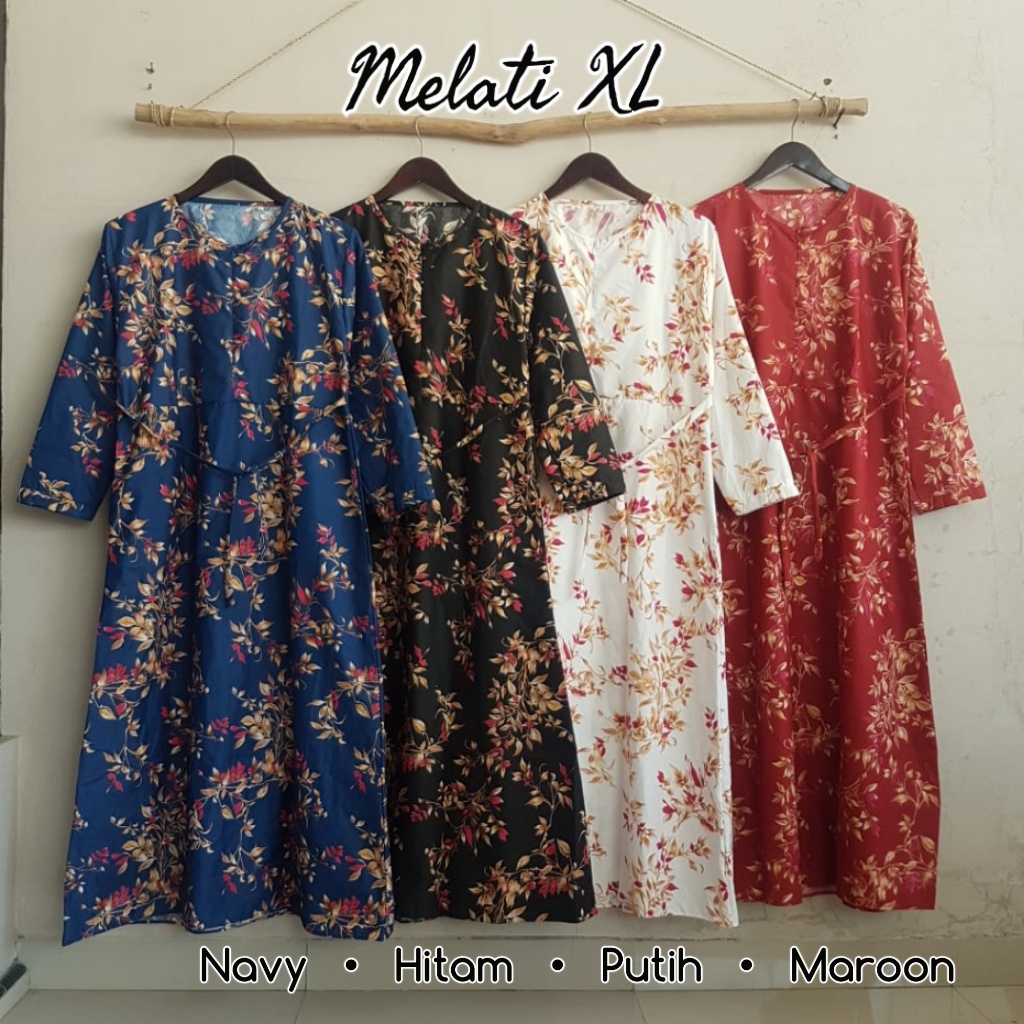 [ katalog 2 ] GAMIS KATUN MOTIF MONALISA BUSUI - Gamis katun umbrella motif trendy