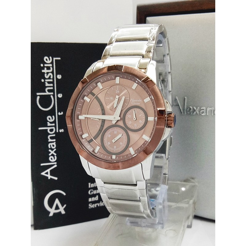 Jam Tangan Wanita Alexandre Christie AC 2503 BF FBW Original
