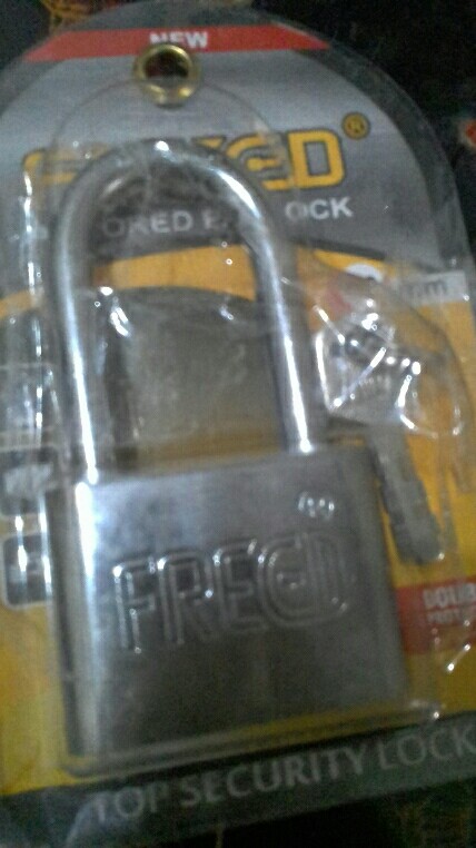1 Pc | Gembok Nekel Freed 30 / 40 / 50 / 60mm / Leher Panjang / Pintu Rumah / Industri / Padlock