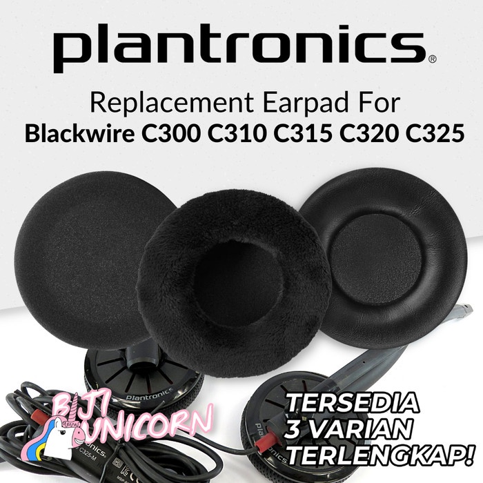 Earcup Earpad Ear Cushion Plantronics Blackwire C300 C310 C315 C320 C325 Busa Bantalan Foam