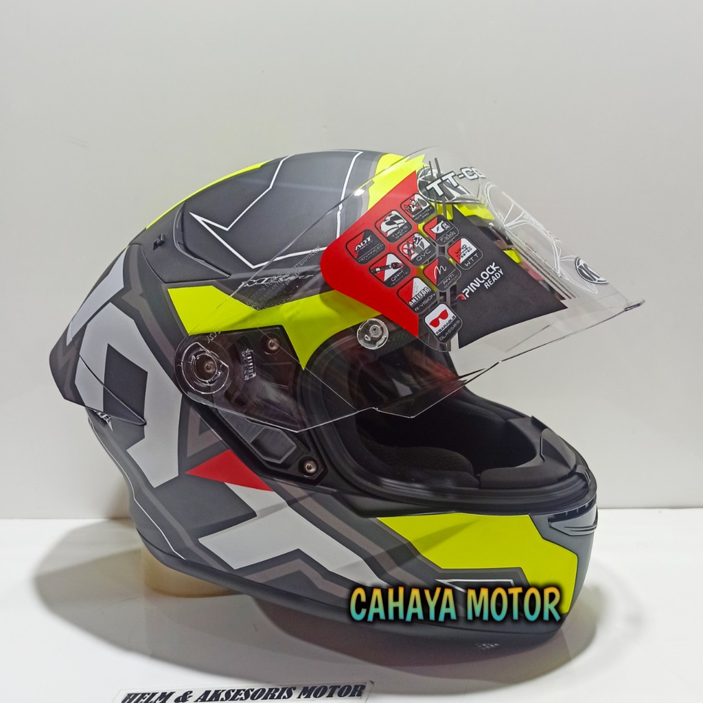 HELM KYT TT COURSE ELECTRON YELLOW DOFF FULLFACE