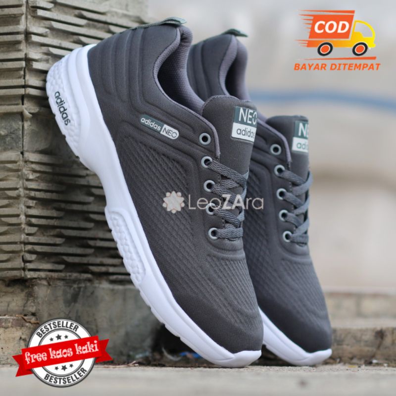 Sepatu Olahraga Outdoor Pria Running Sport Terbaru Adidas Glideboost Material Kanvas Ringan Enteng Nyaman Dikaki Cocok Buat Lari