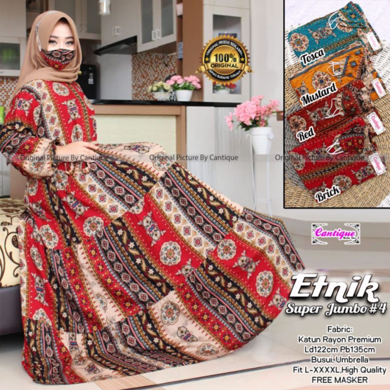 Dress Etnik Super Jumbo #4 by Cantique